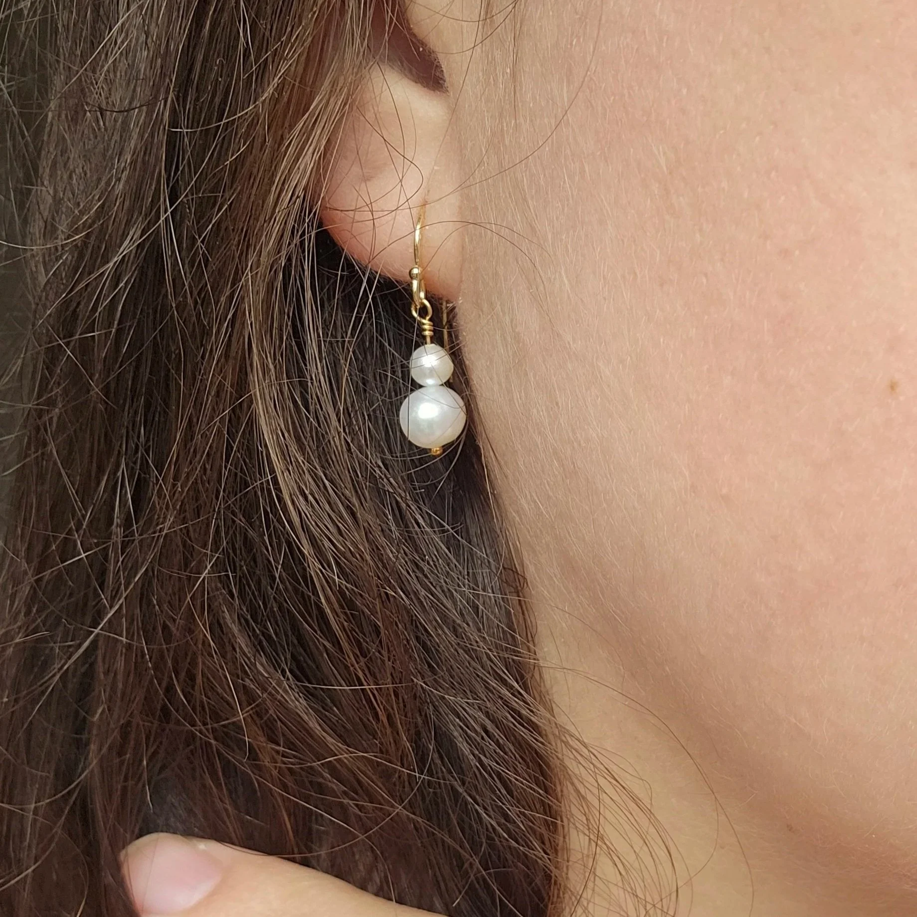 Lucero Double Pearl Drops