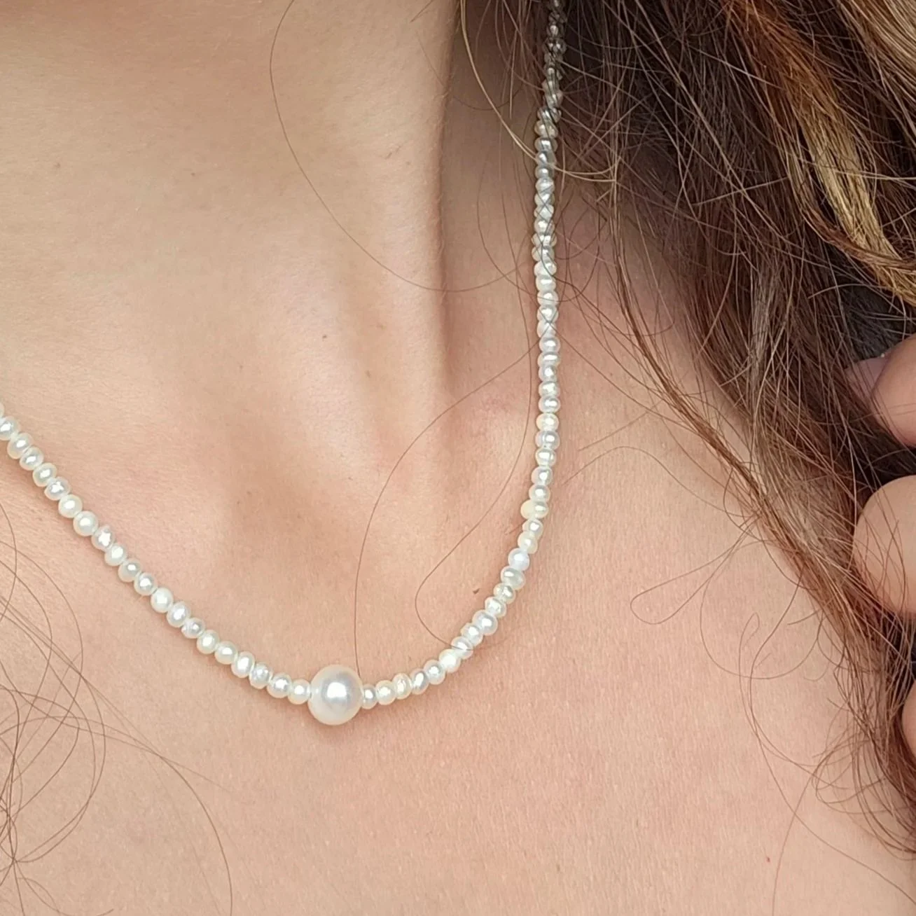 Luz Pearl Necklace