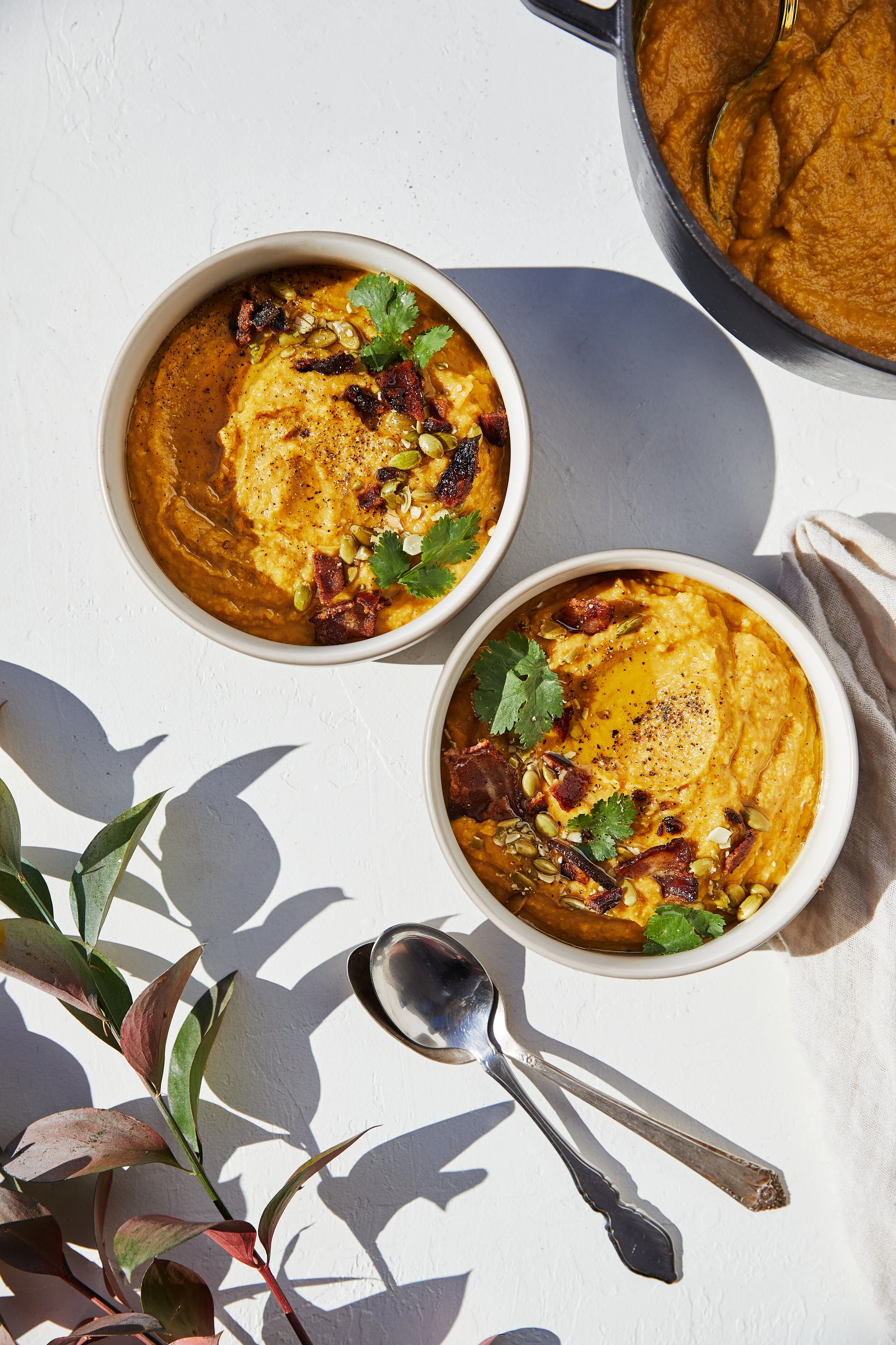 High-Fat Butternut Squash Soup (adapted from The Mexican Keto Cookbook)