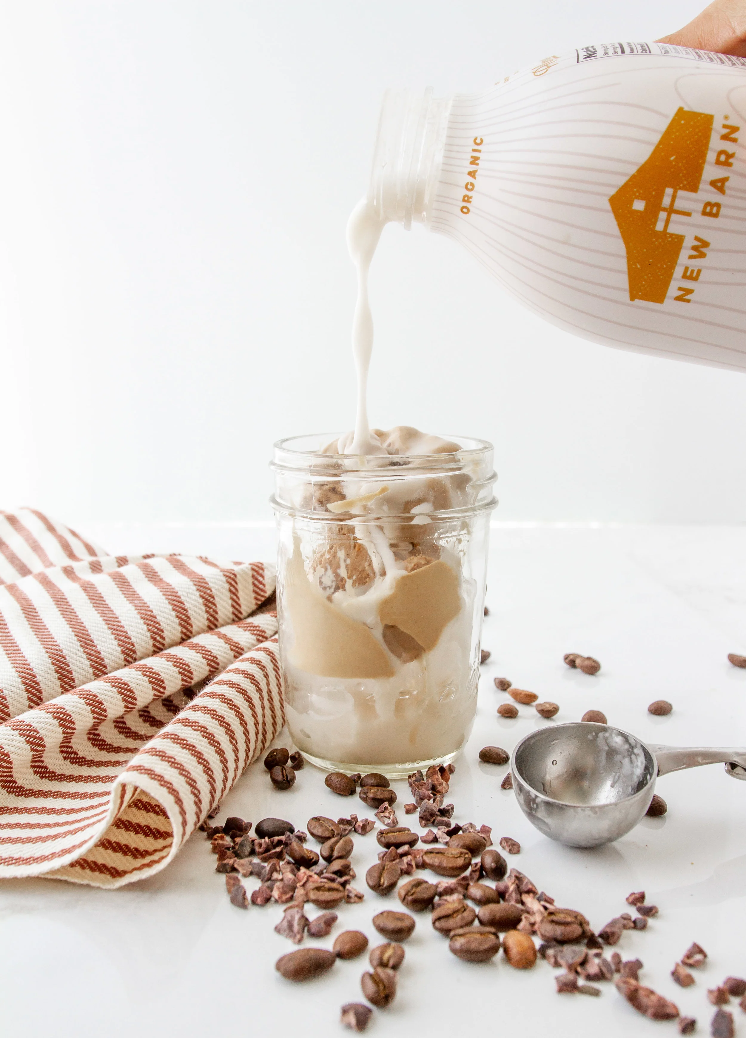 Dairy Free Coffee Cacao Nib Sundae (vegan)