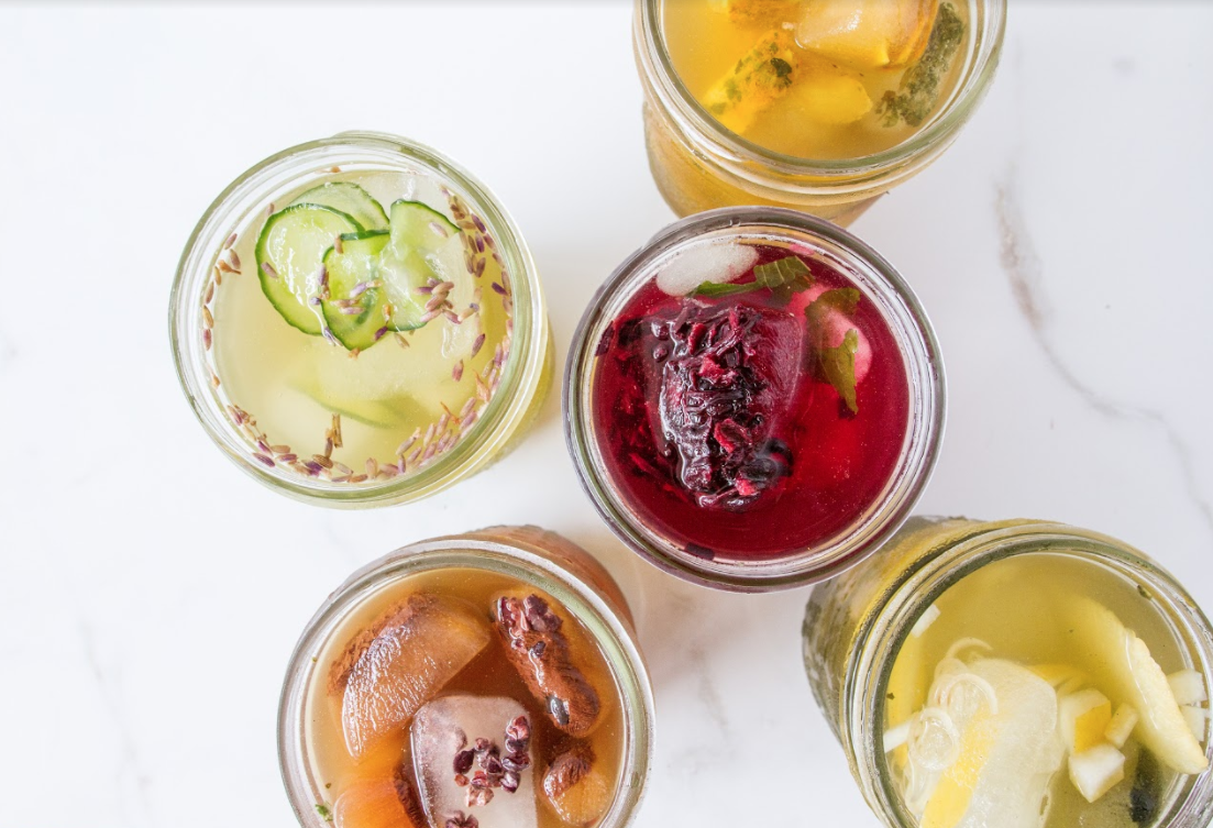 Infused Superfood Ice Cubes + Guayaki Yerba Mate  