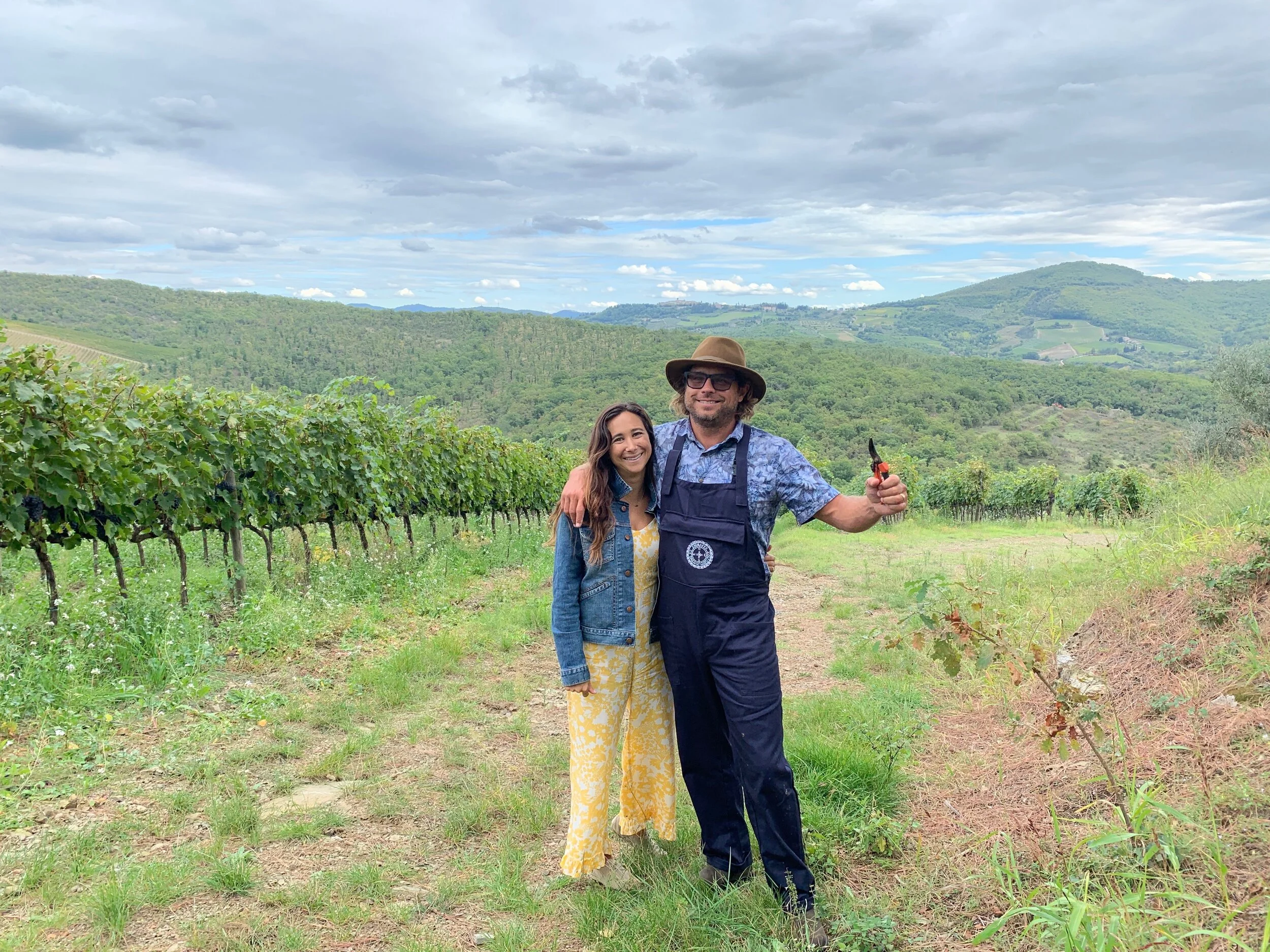 This is where the magic happens. This is where the organic sustainable grapes are made outside of Tuscany.