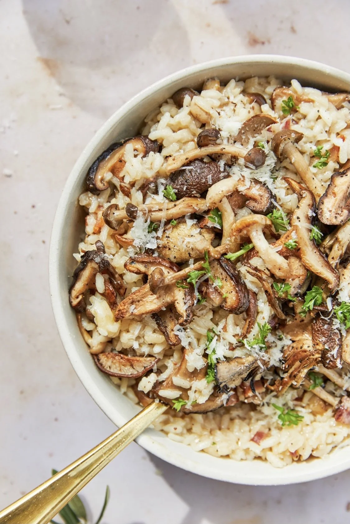 Creamy Mushroom Risotto  