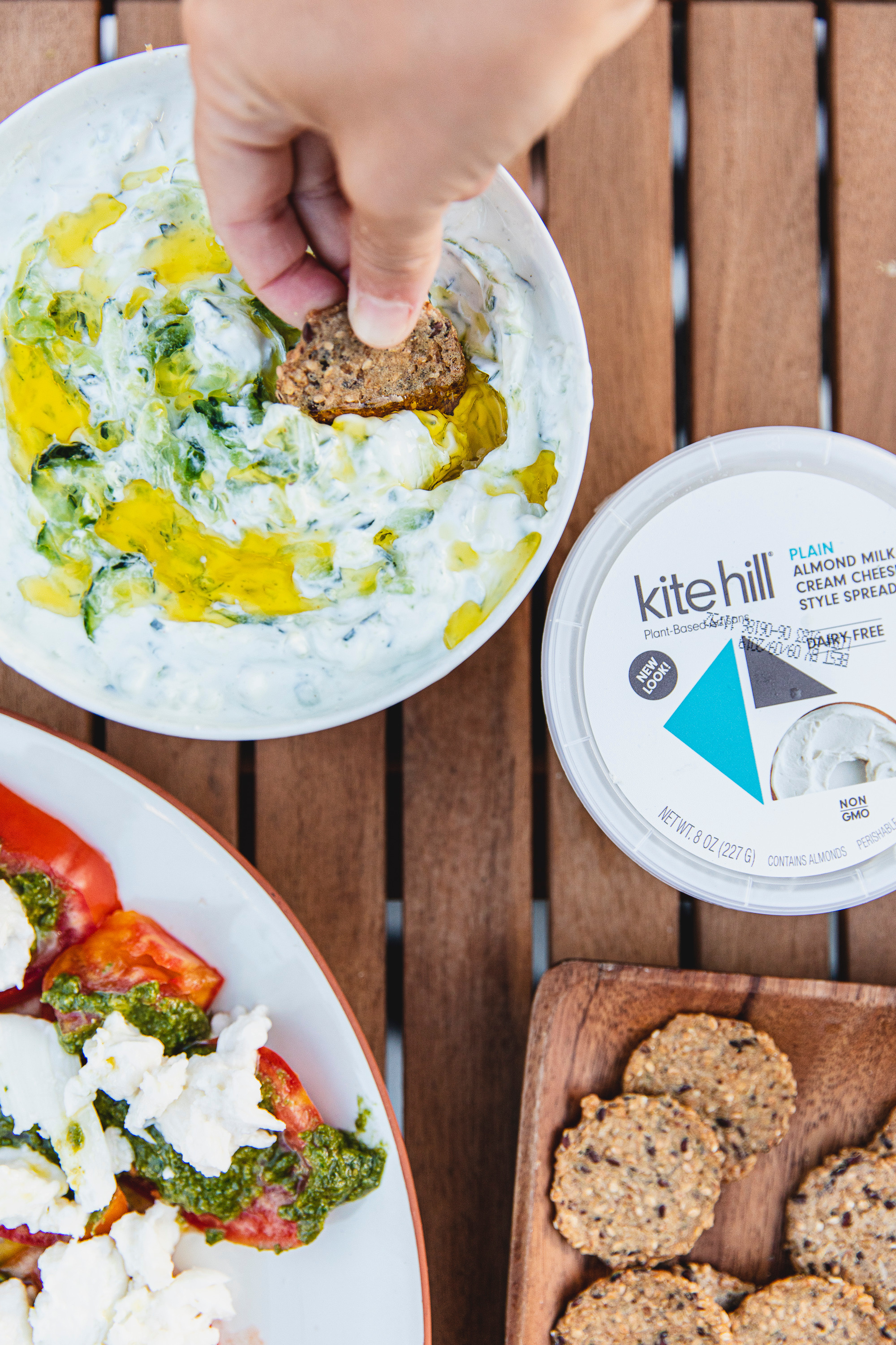 Mediterranean Tzatziki Dip (dairy-free)