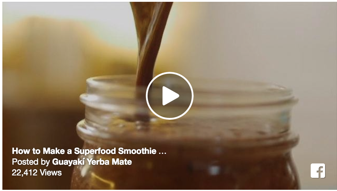 Superfood Yerba Mate Smoothie + “How-To” Video