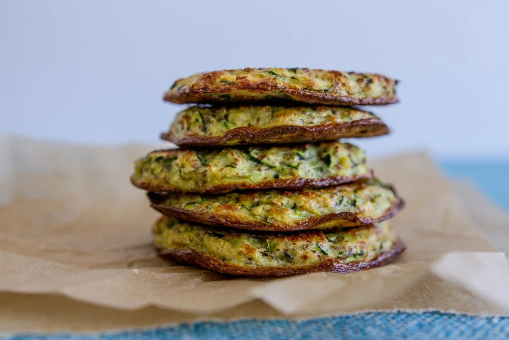 Baked Zucchini Fritters 