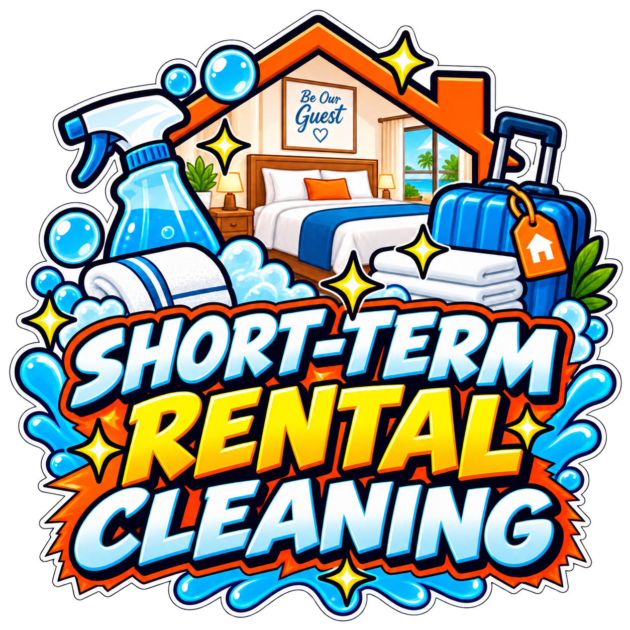 Short-term rental cleaning in San Antonio TX and surrounding communities and areas.