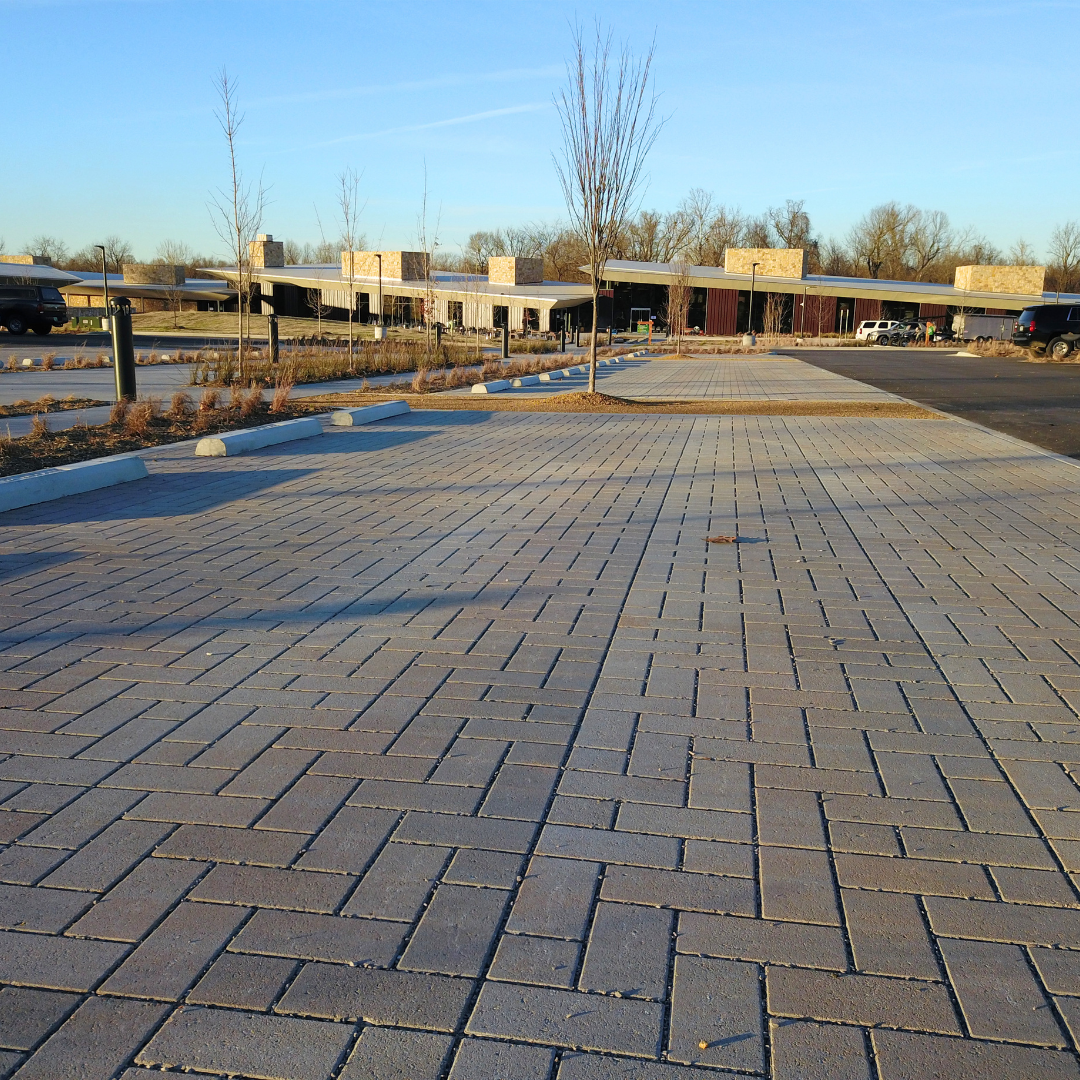 Commercial paver installation by 4G Paving in Northwest Arkansas