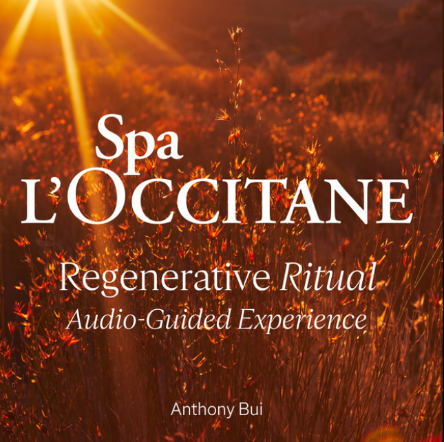 Logo du podcast Spa L'Occitane en Provence, création éditoriale par Maison Caravelle