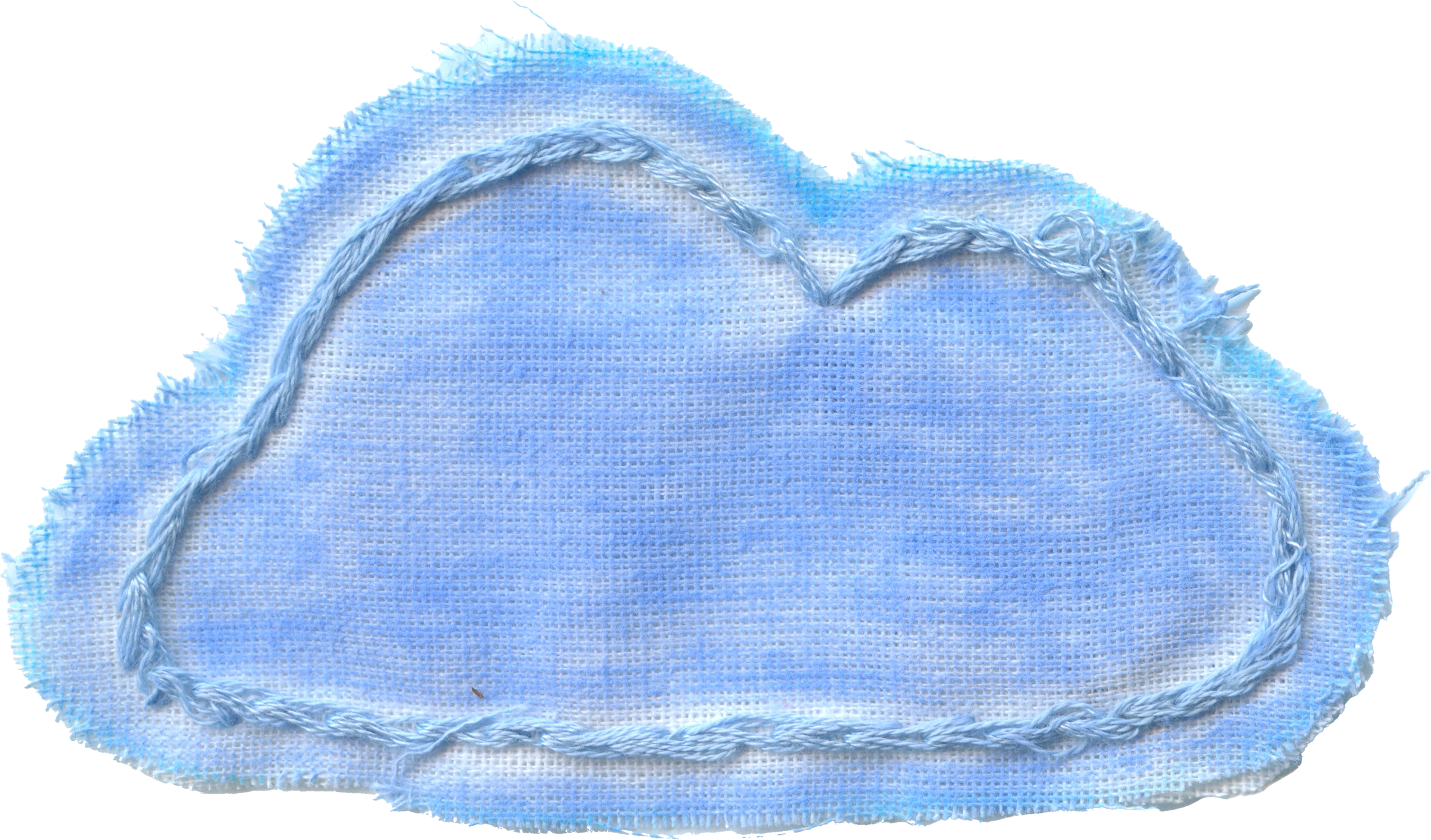 Close-up of a light blue fabric face mask with a braided elastic strap.