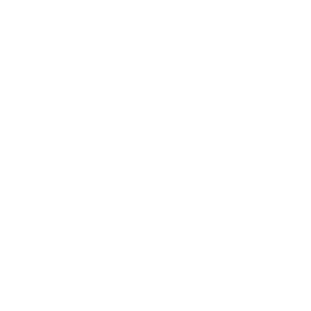 White Celtic knot with intertwined leaves and a single flower on a black background.