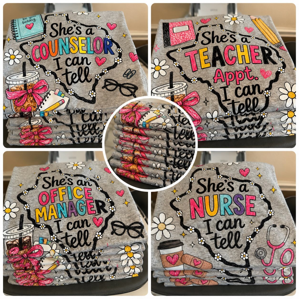 ✨ Orders ready to go! ✨

Another batch packed, tagged, and ready for their new homes! 🤎📦 I love seeing everything come together and ready for my clients.

And remember &mdash; you can place your order too! 💕
Personalized gifts, shirts, tumblers, e