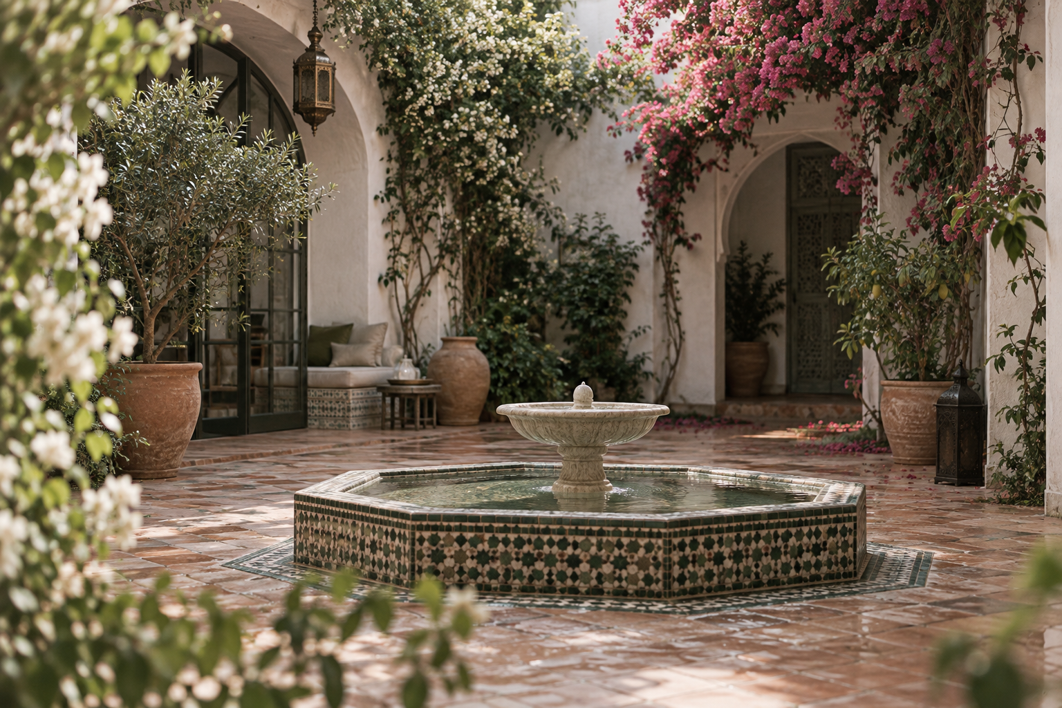 Le patio, une Méditerranée intérieure