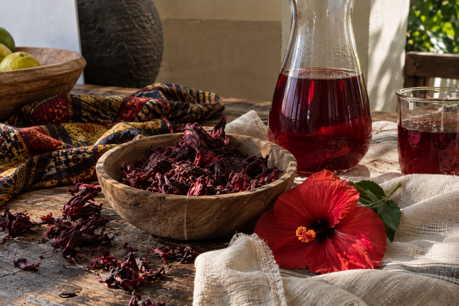 L’hibiscus, le rouge qui prend soin