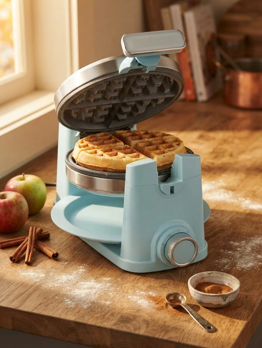 Pumpkin Waffle Recipe and the best Waffle Maker.