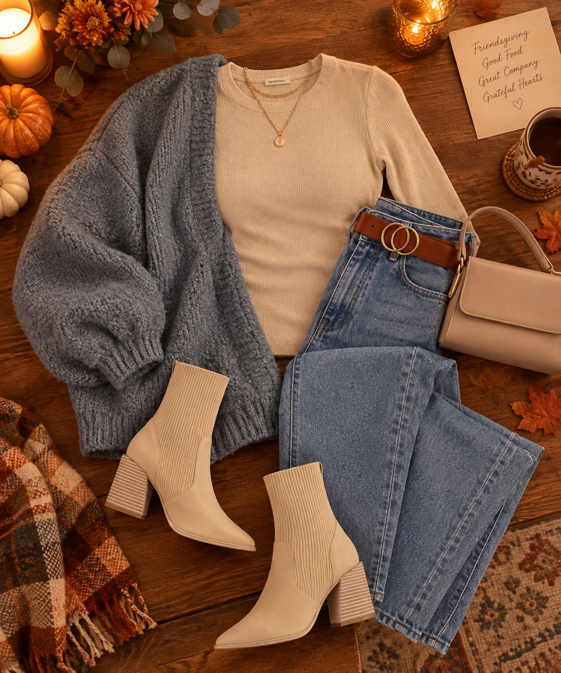 Cozy Friendsgiving Outfit