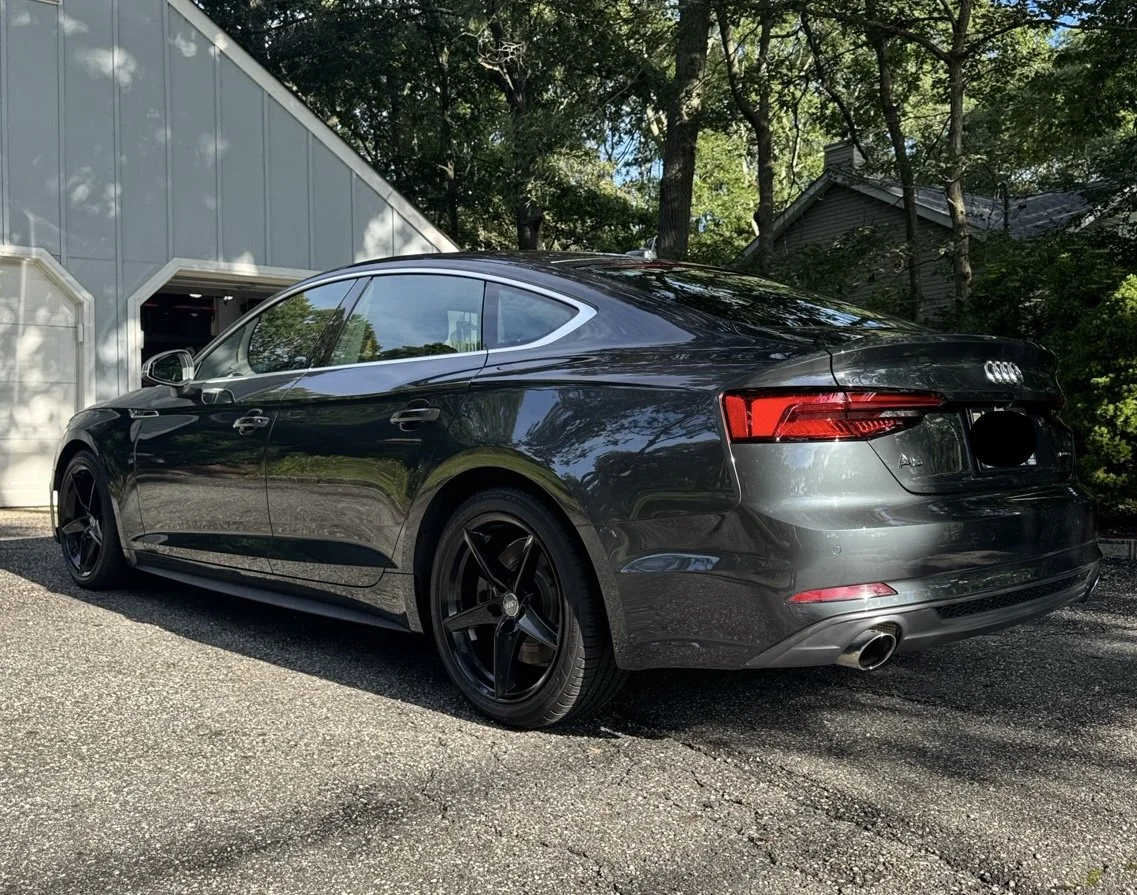 Audi A5 preserved by 3LB, featuring exterior finish and completed vehicle details.