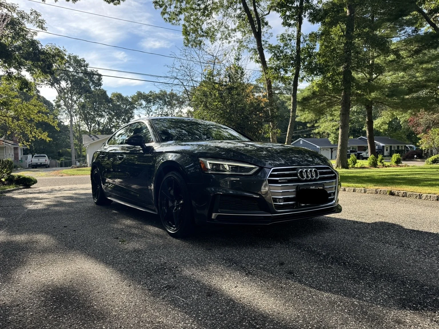 Audi A5 preserved by 3LB, featuring exterior finish and completed vehicle details.
