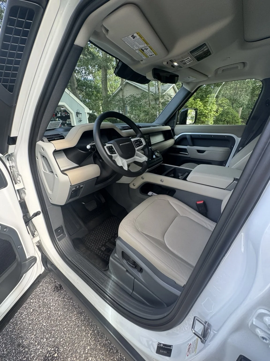 Land Rover Defender refined and protected by 3LB, featuring paint correction, exterior details, wheels, engine compartment, interior, and finished vehicle details.