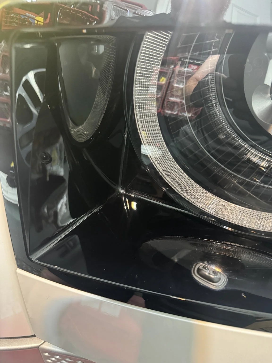Land Rover Defender refined and protected by 3LB, featuring paint correction, exterior details, wheels, engine compartment, interior, and finished vehicle details.