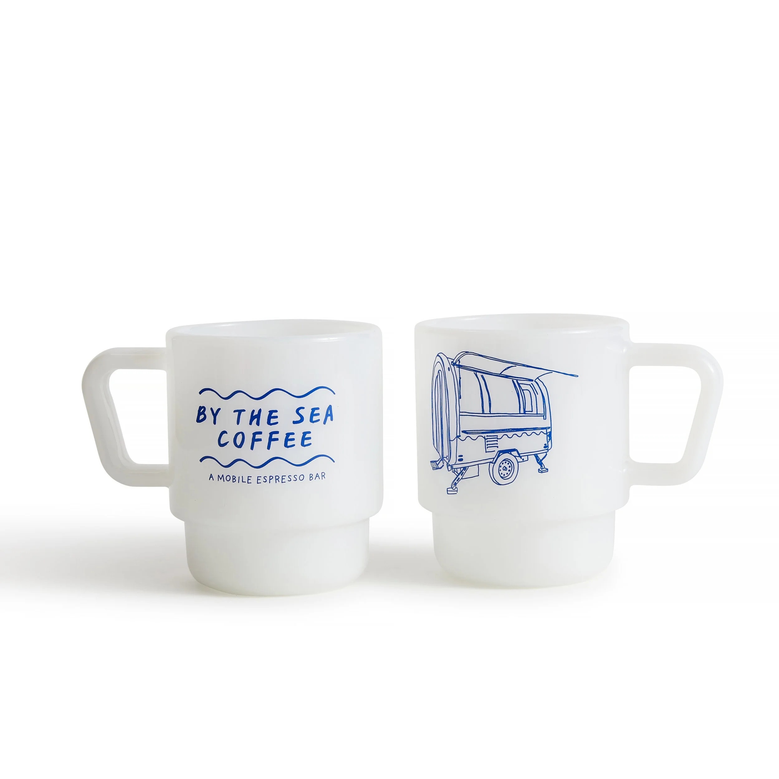 Milk Glass Mug