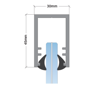 Diagram of a cross-section of a car battery terminal with a blue and silver connector.