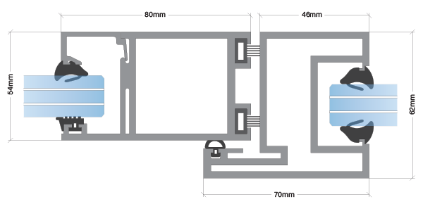 Diagram of a water cooling system showing water flow through pipes, reservoir, pump, and heat exchanger.