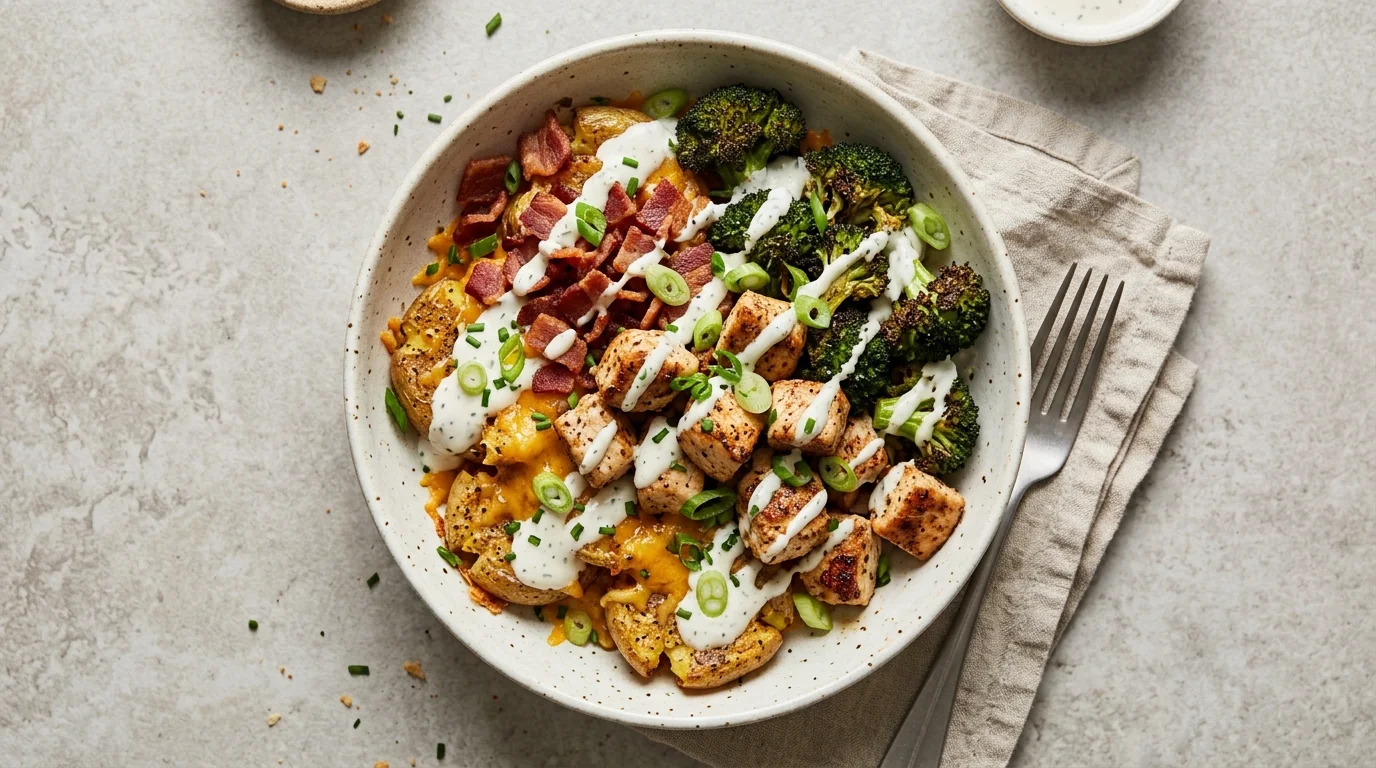 Chicken Bacon Ranch Loaded Bowl