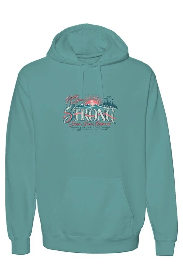 Garment-Dyed Hoodie Sweatshirt