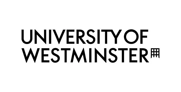 University of Westminster logo in black text with a small building icon