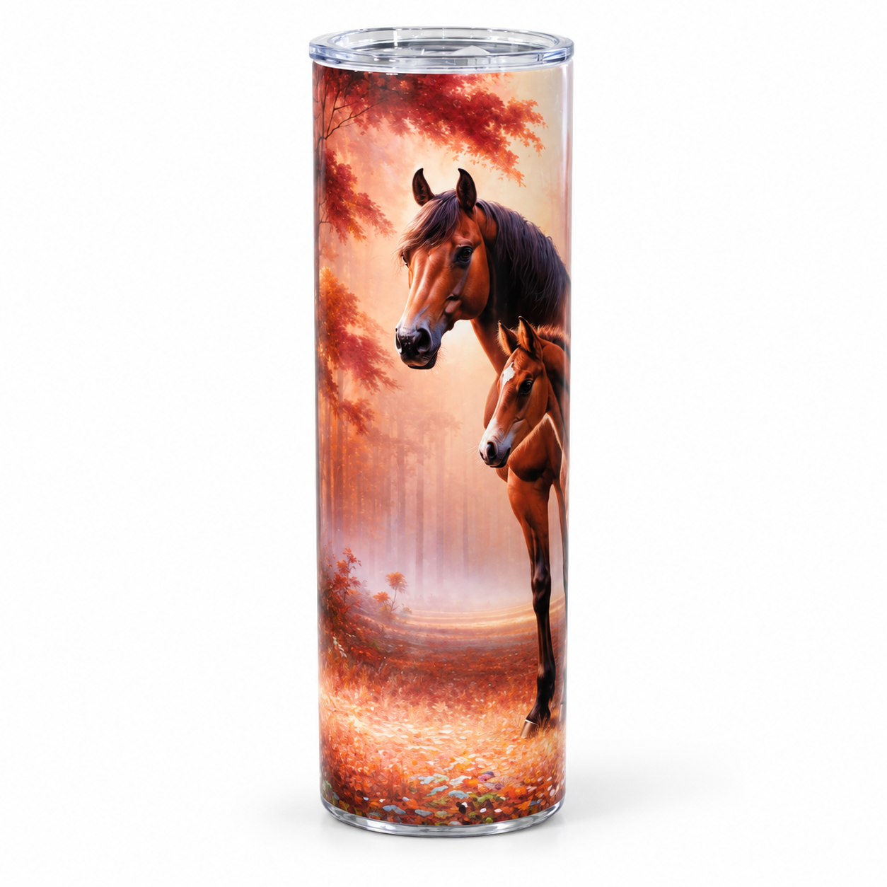 Autumn horse and foal tumbler-1.png