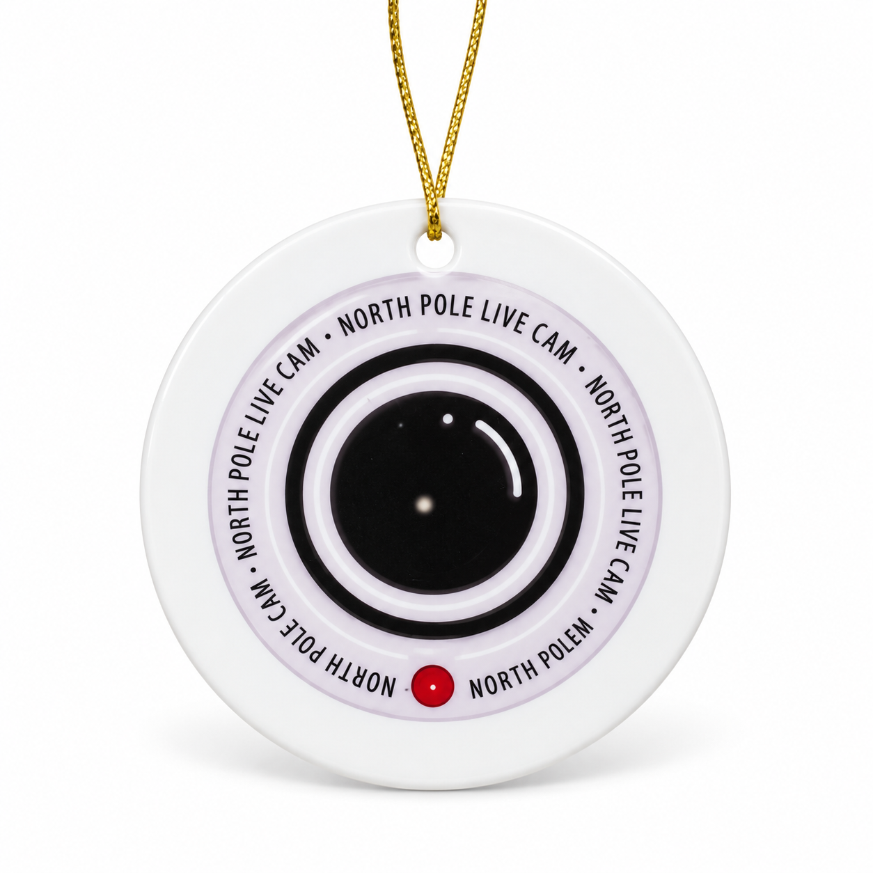North Pole Live Cam – 3-Inch Christmas Ornament