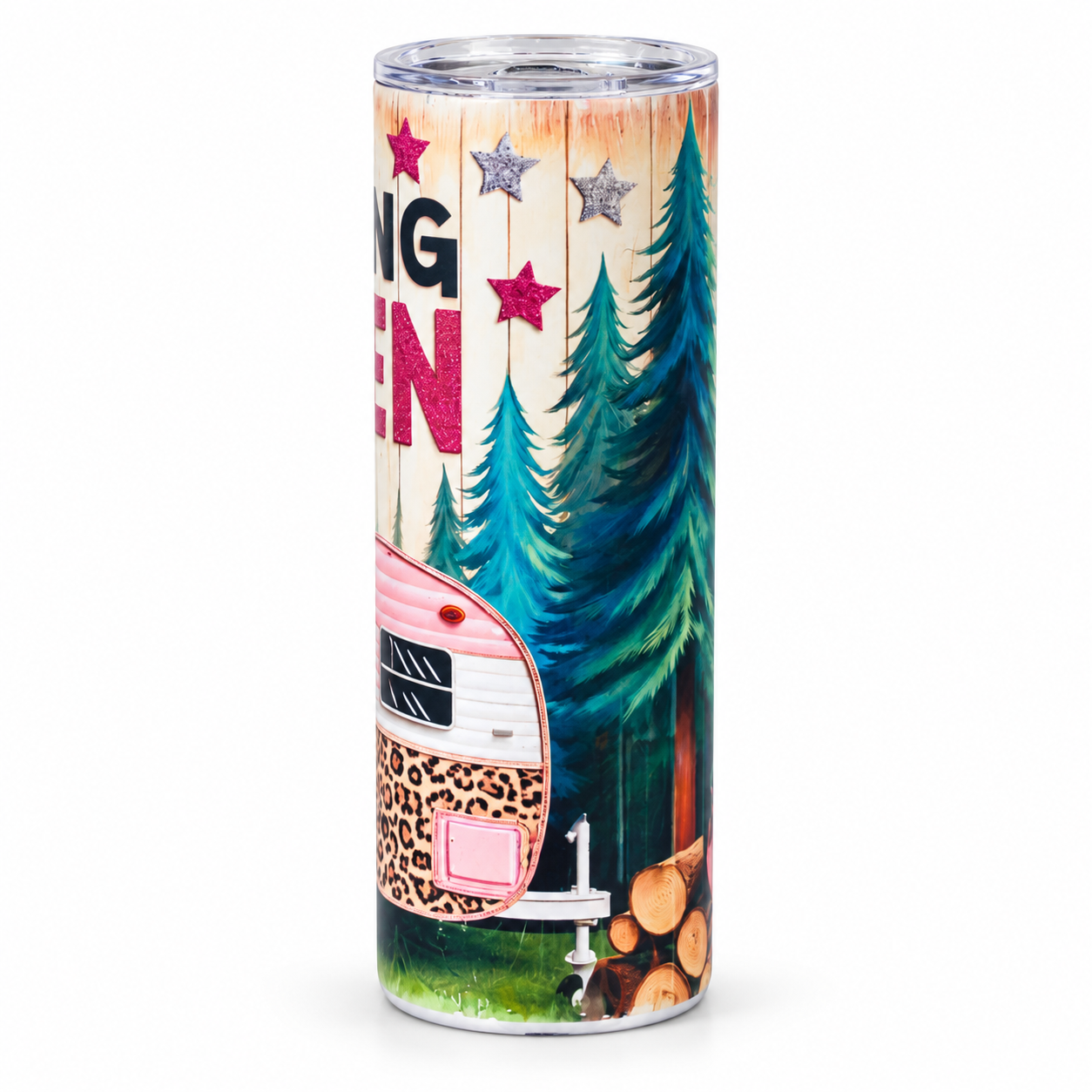 Camping Queen Glitter Tumbler-3.png