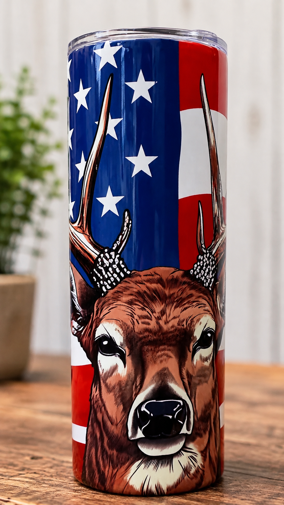 20 oz patriotic buck sublimation
