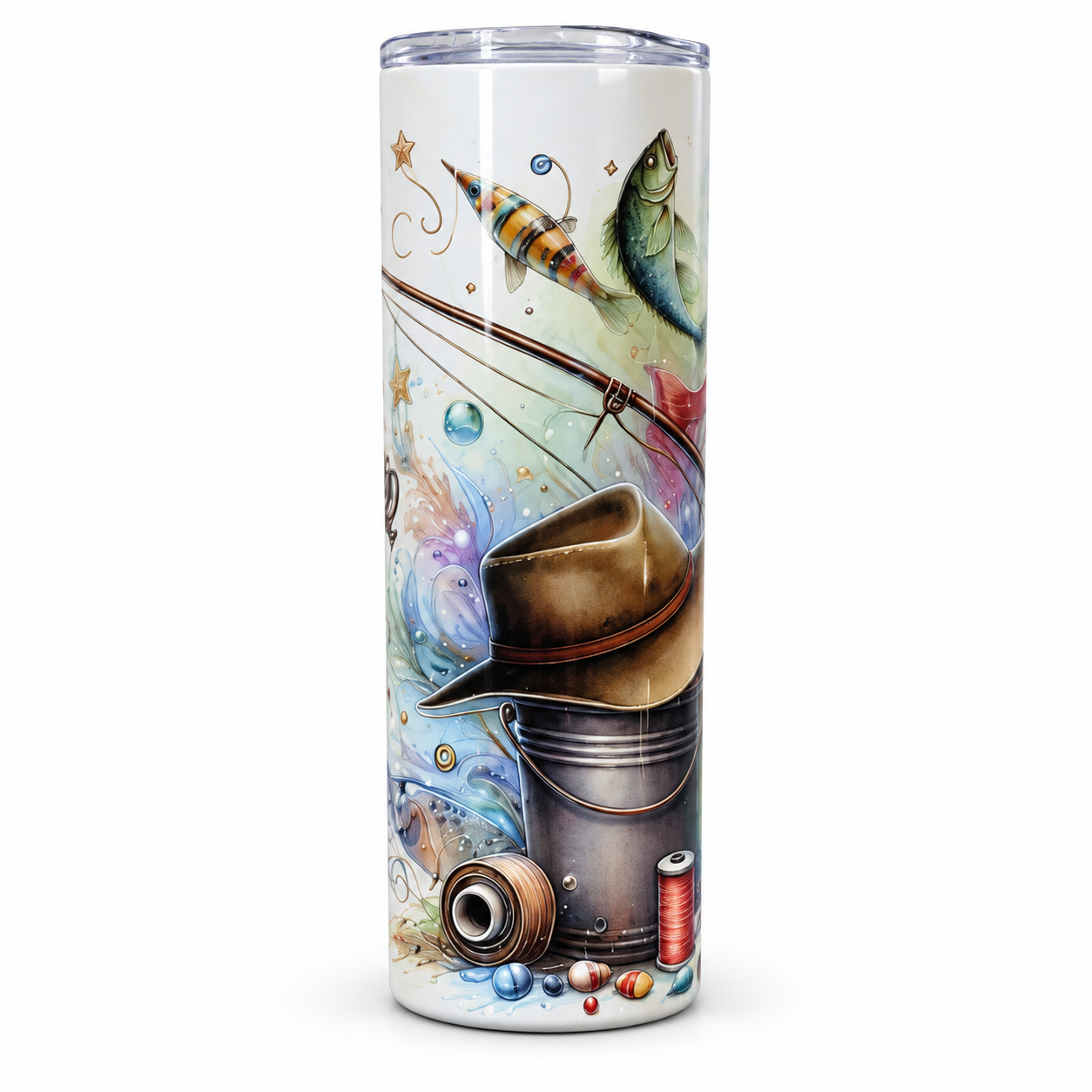 Vintage fishing collage tumbler-2.png