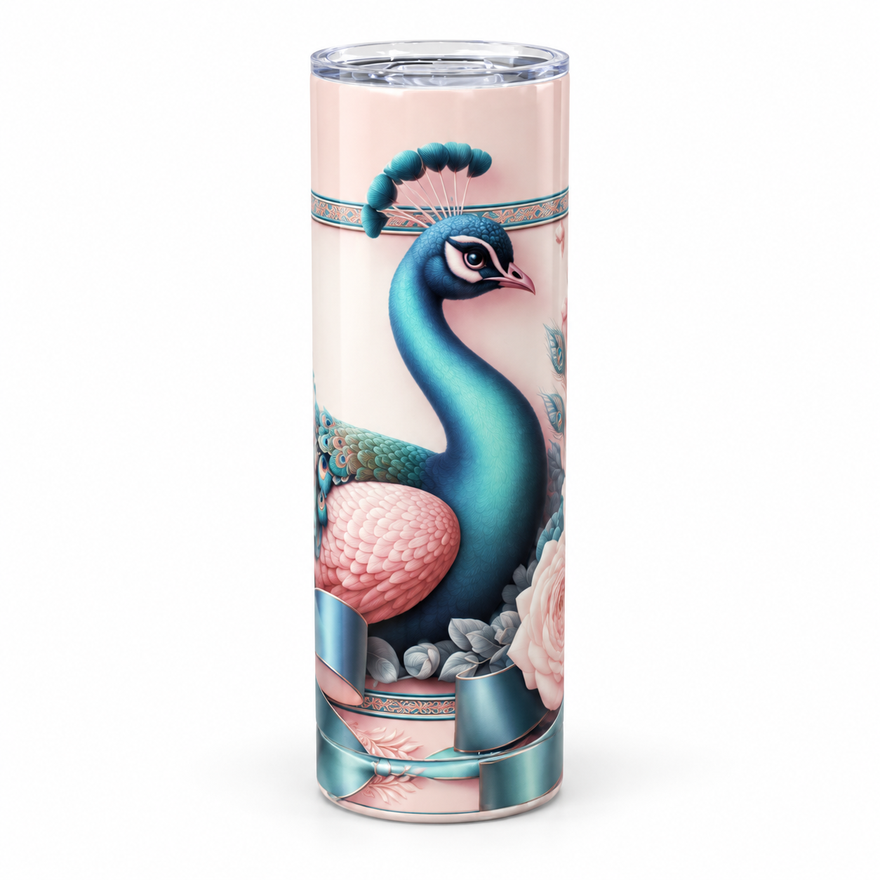 Elegant Peacock Floral Tumbler-3.png