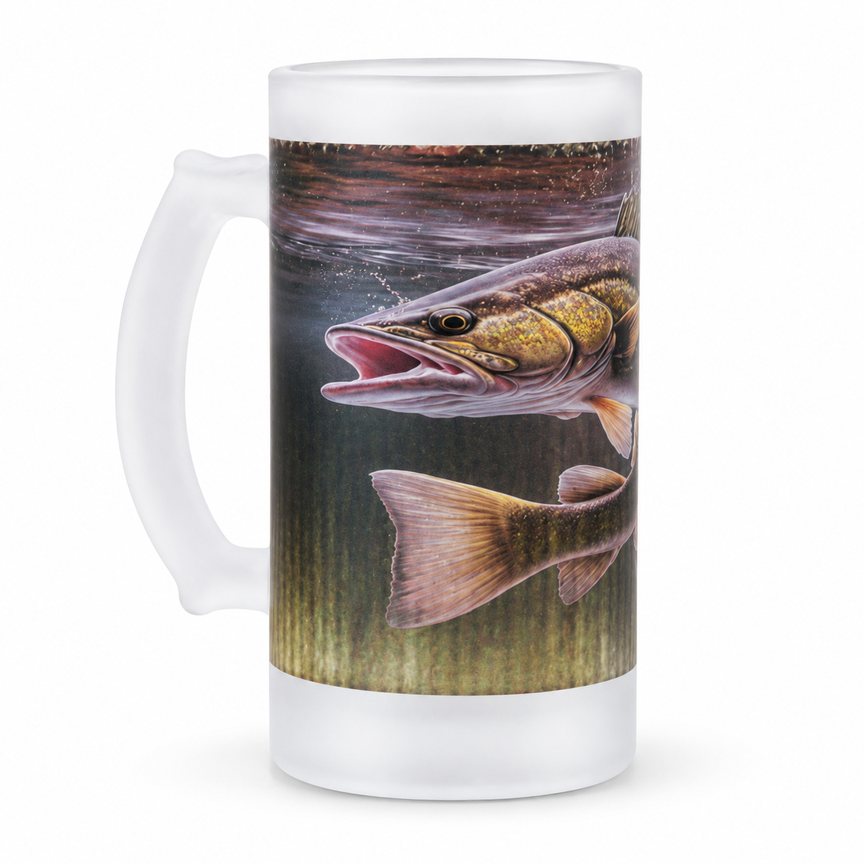 Walleye – 16 oz Frosted Beer Mug