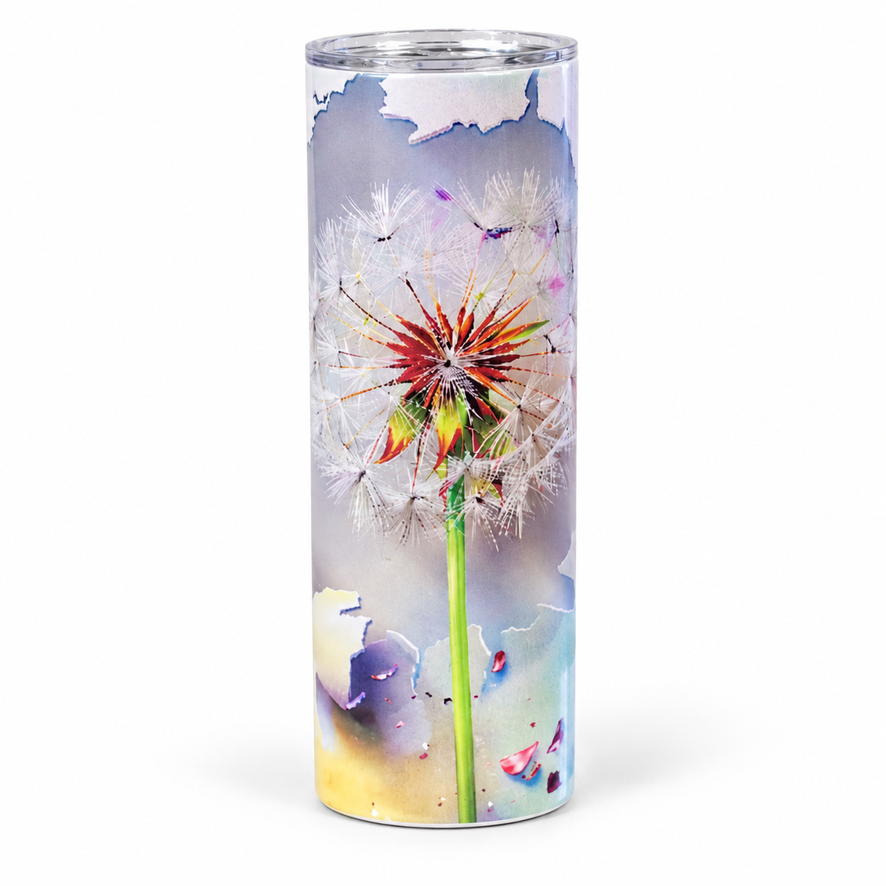 Skinny pastel dandelion tumbler on white-2.png