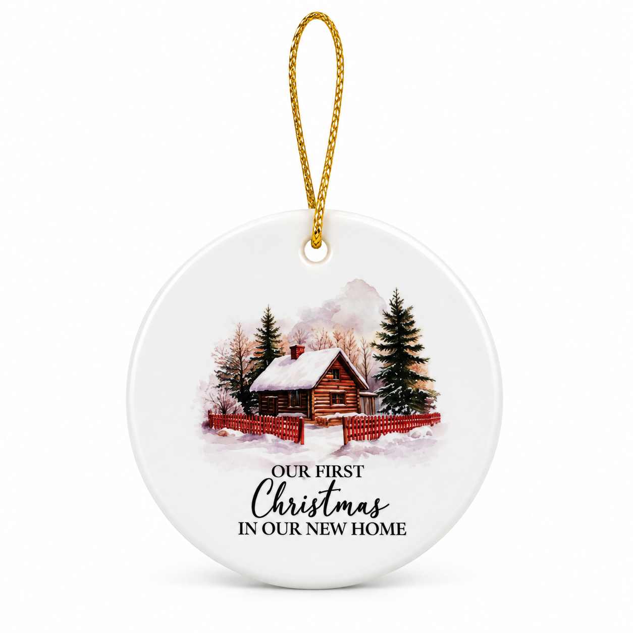 Our First Christmas in Our New Home – 3-Inch Ornament