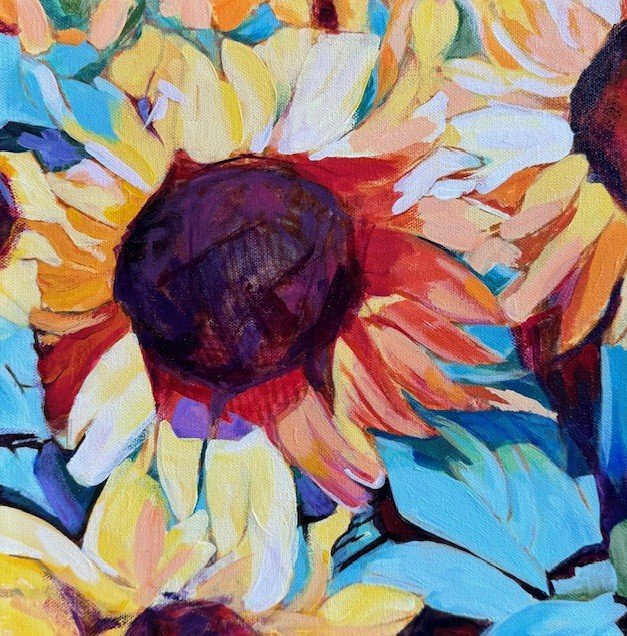 Sunflower 1
16x16 Mixed Media on Canvas
SOLD