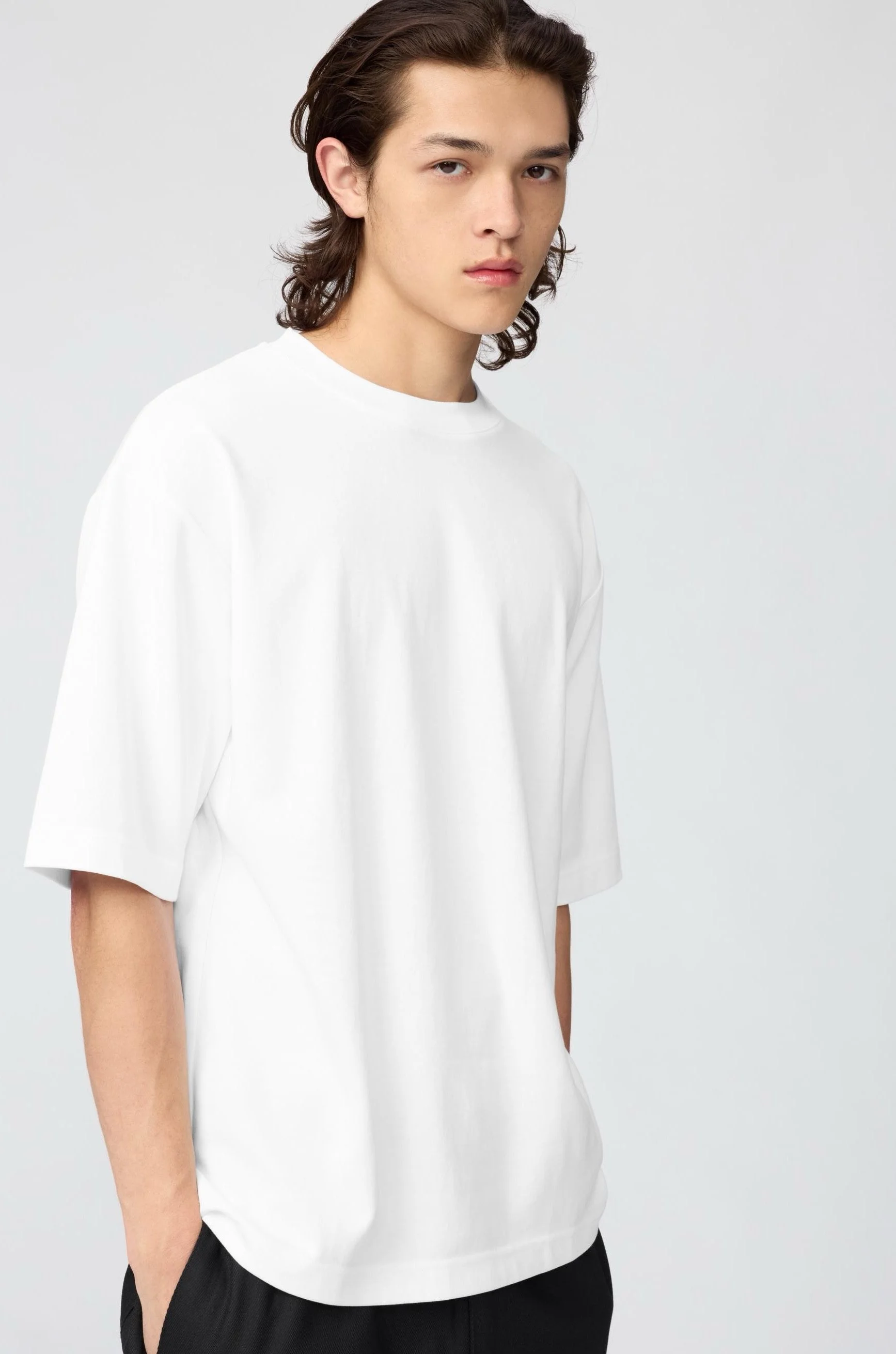 Uniqlo AIRism Cotton Oversized Crew Neck T-Shirt .jpeg
