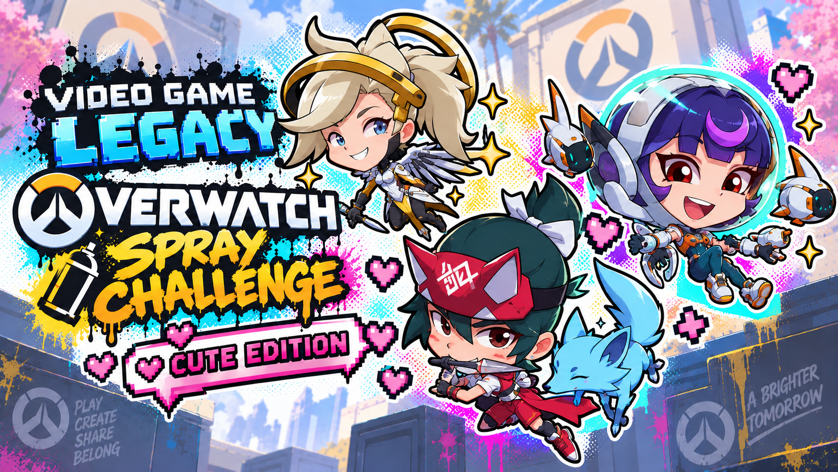 Overwatch Spray Challenge — Cute Edition