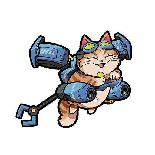 Jetpack Cat — Overwatch Dev Doodle Spray Challenge