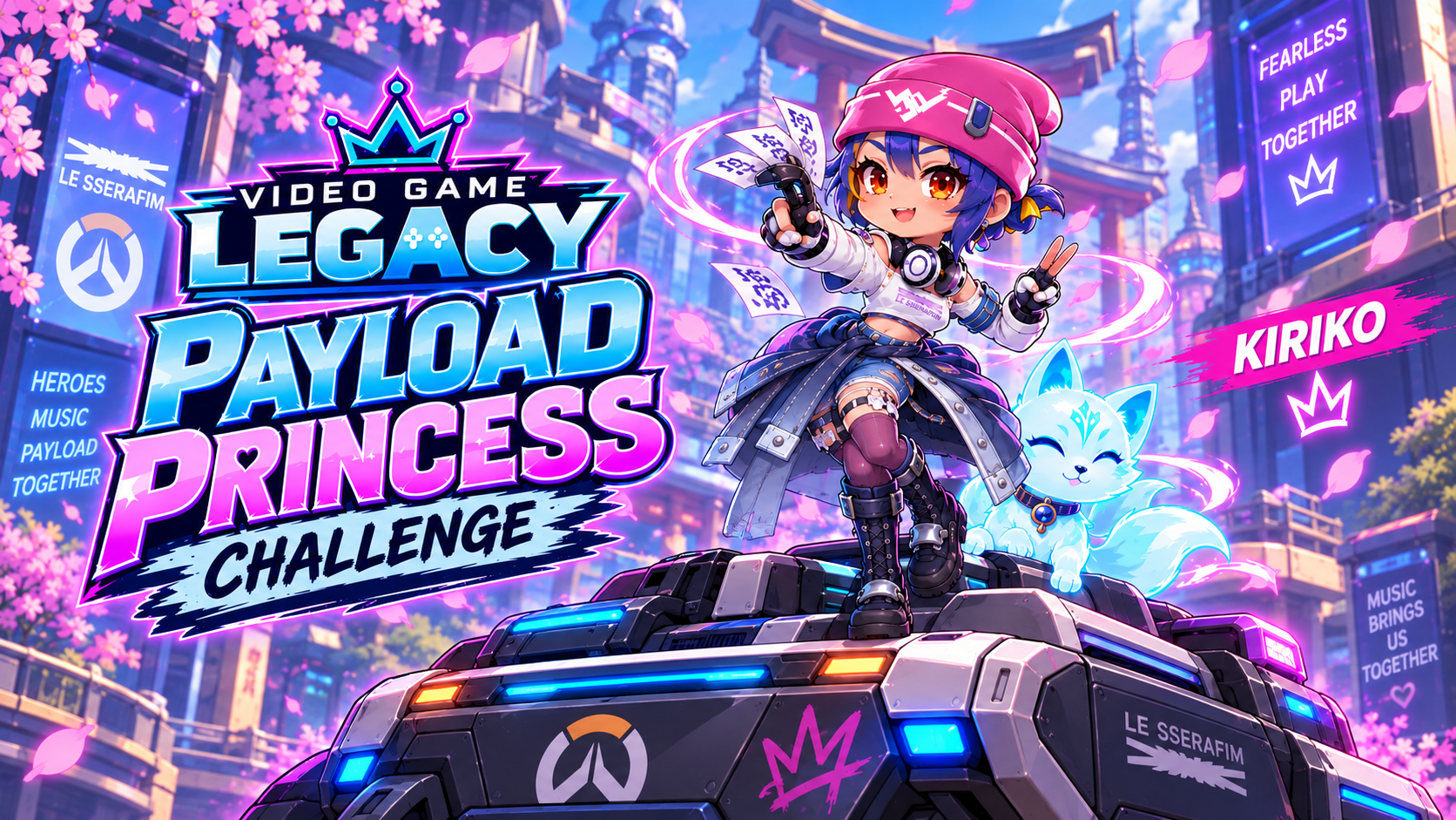 Kiriko — Circuit Royal | Overwatch Payload Princess Challenge