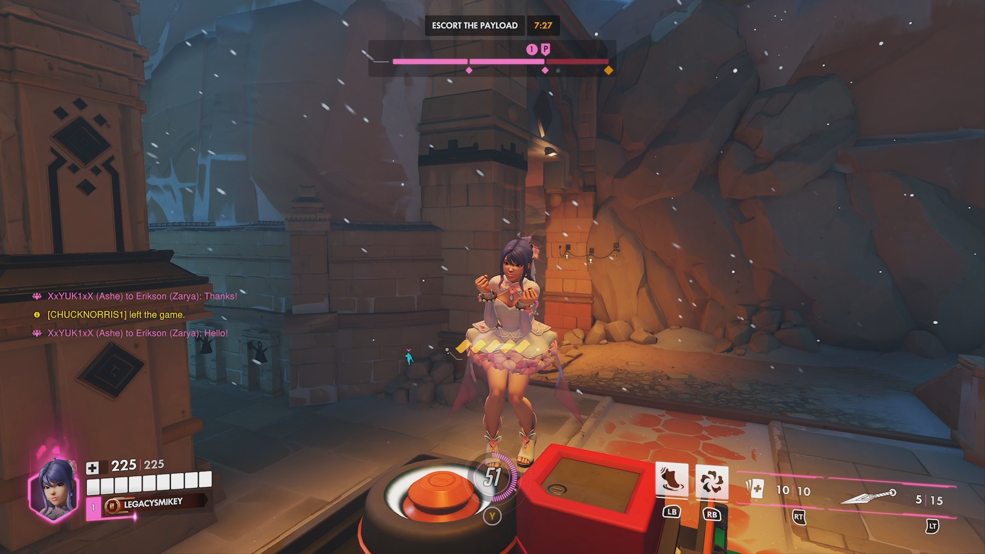 Kiriko — Shambali Monastery | Overwatch Payload Princess Challenge