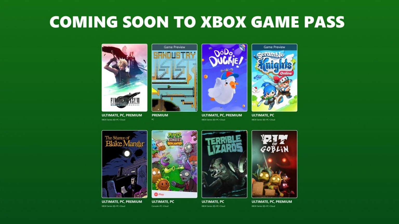 Xbox Game Pass October 20, 2026