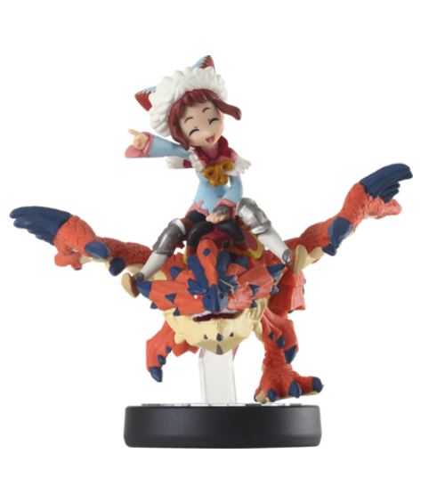 One-Eyed Rathalos and Rider (Female) Amiibo