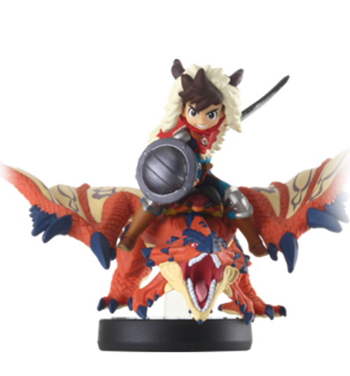 One-Eyed Rathalos and Rider (Male) Amiibo