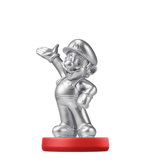 Mario - Silver Edition Amiibo