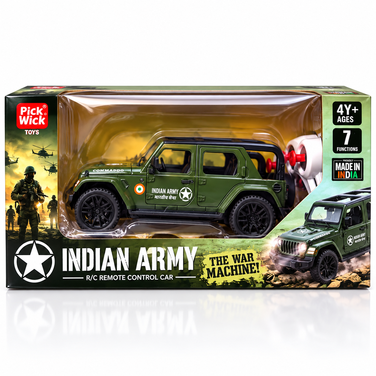 Indian Army R/C Remote Control Car